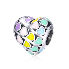Rainbow Heart Charm NZ | Lullaboo