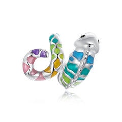 Rainbow Chameleon Charm