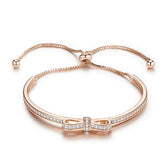 Rose Gold Bow Bracelet - Lullaboo