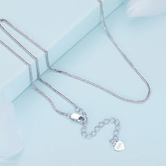 Simple Silver Chain Necklace - Lullaboo