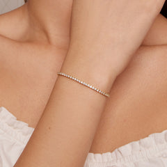 Gold Sparkling Strand Bracelet - Lullaboo