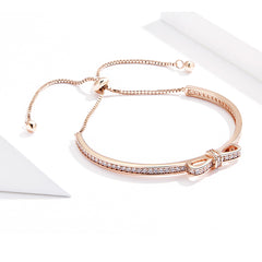 Rose Gold Bow Bracelet - Lullaboo