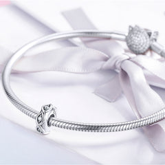 Silver Sparkles Spacer Charm - Lullaboo