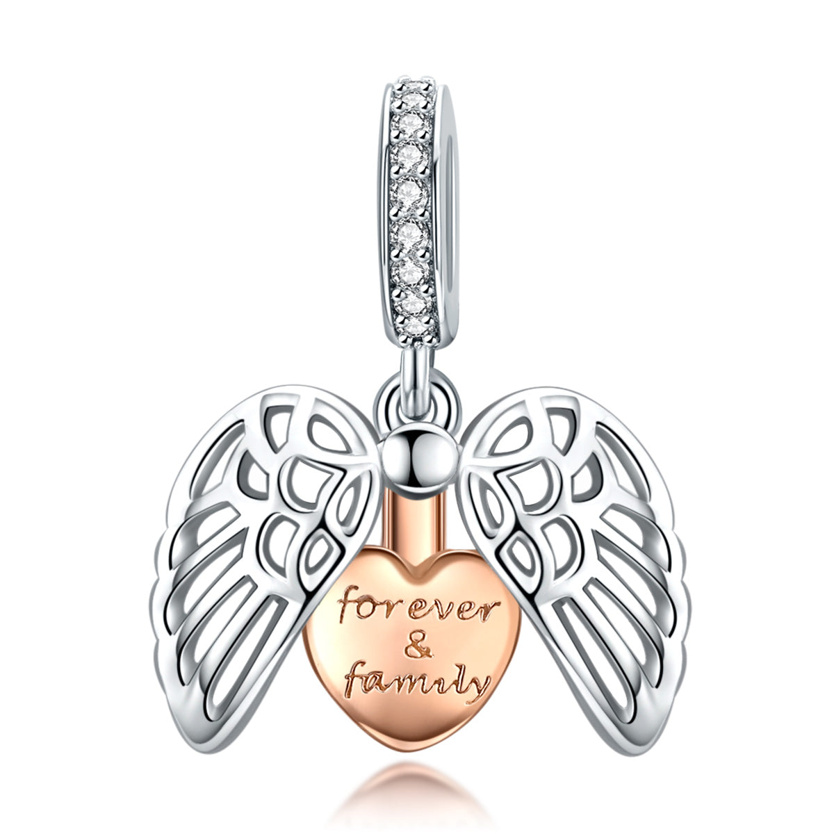 Guardian Wings Forever Family Charm - Lullaboo
