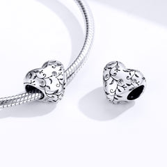 Silver Heart Charm - Lullaboo