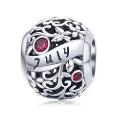 July birthstone charm