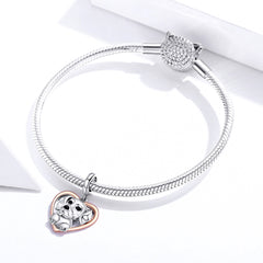 Dog Heart Dangle Charm - Lullaboo