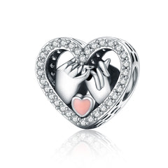 Pinky Promise Heart Charm - Lullaboo