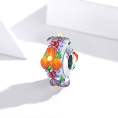 Floral Glass Bead - Lullaboo