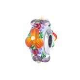 Floral Glass Bead - Lullaboo