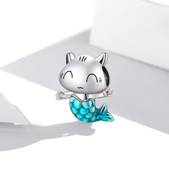 Kitty Mermaid Charm - Lullaboo
