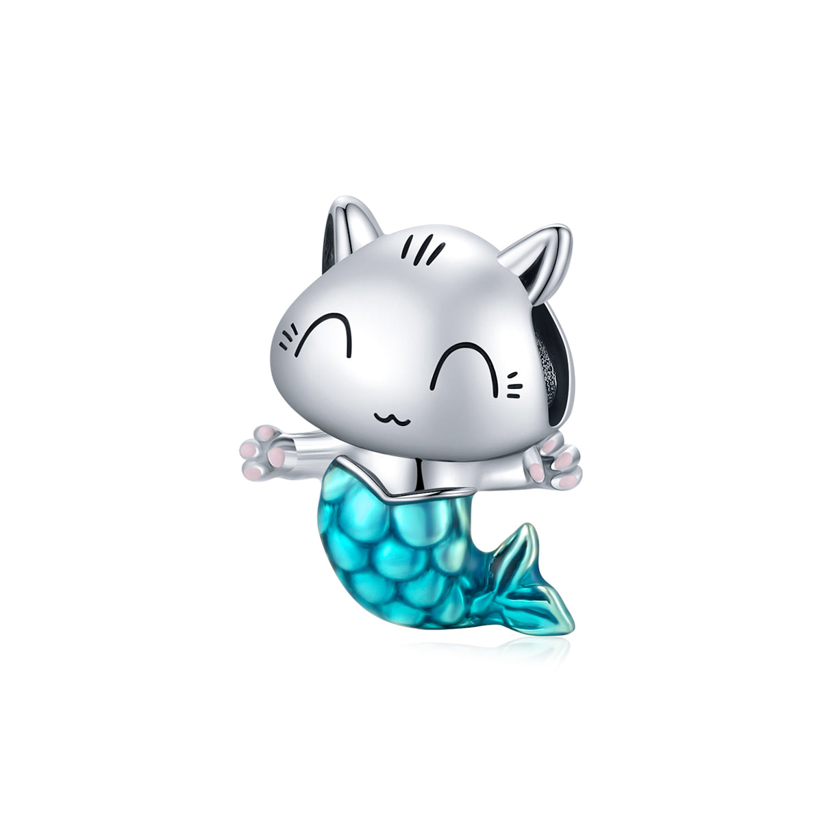 Kitty Mermaid Charm - Lullaboo