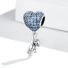 Baby Boy Teddy Charm - Lullaboo
