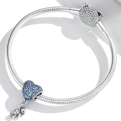 Baby Boy Teddy Charm - Lullaboo