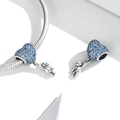 Baby Boy Teddy Charm - Lullaboo