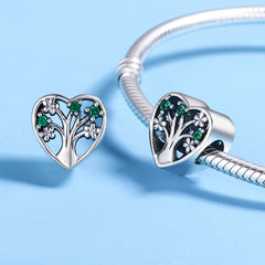 Tree of Life Heart Charm - Lullaboo