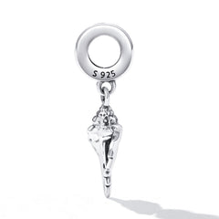 Silver Shell Dangle Charm - Lullaboo