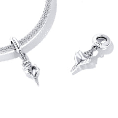 Silver Shell Dangle Charm - Lullaboo