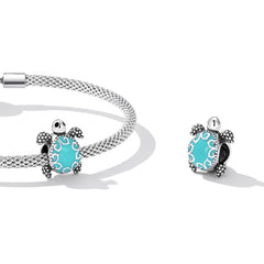 Aqua Turtle Charm - Lullaboo