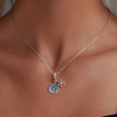 White Christmas Dangle Charm - Lullaboo