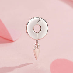 Pink Heart Clip Charm - Lullaboo