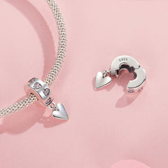 Pink Heart Clip Charm - Lullaboo