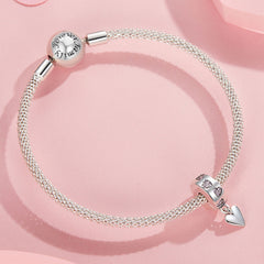 Pink Heart Clip Charm - Lullaboo