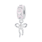Pink Bow Clip Charm - Lullaboo