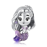 Purple Mermaid Charm - Lullaboo