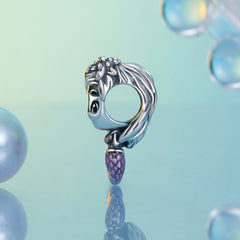 Purple Mermaid Charm - Lullaboo