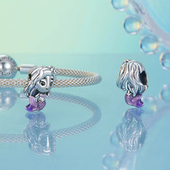 Purple Mermaid Charm - Lullaboo