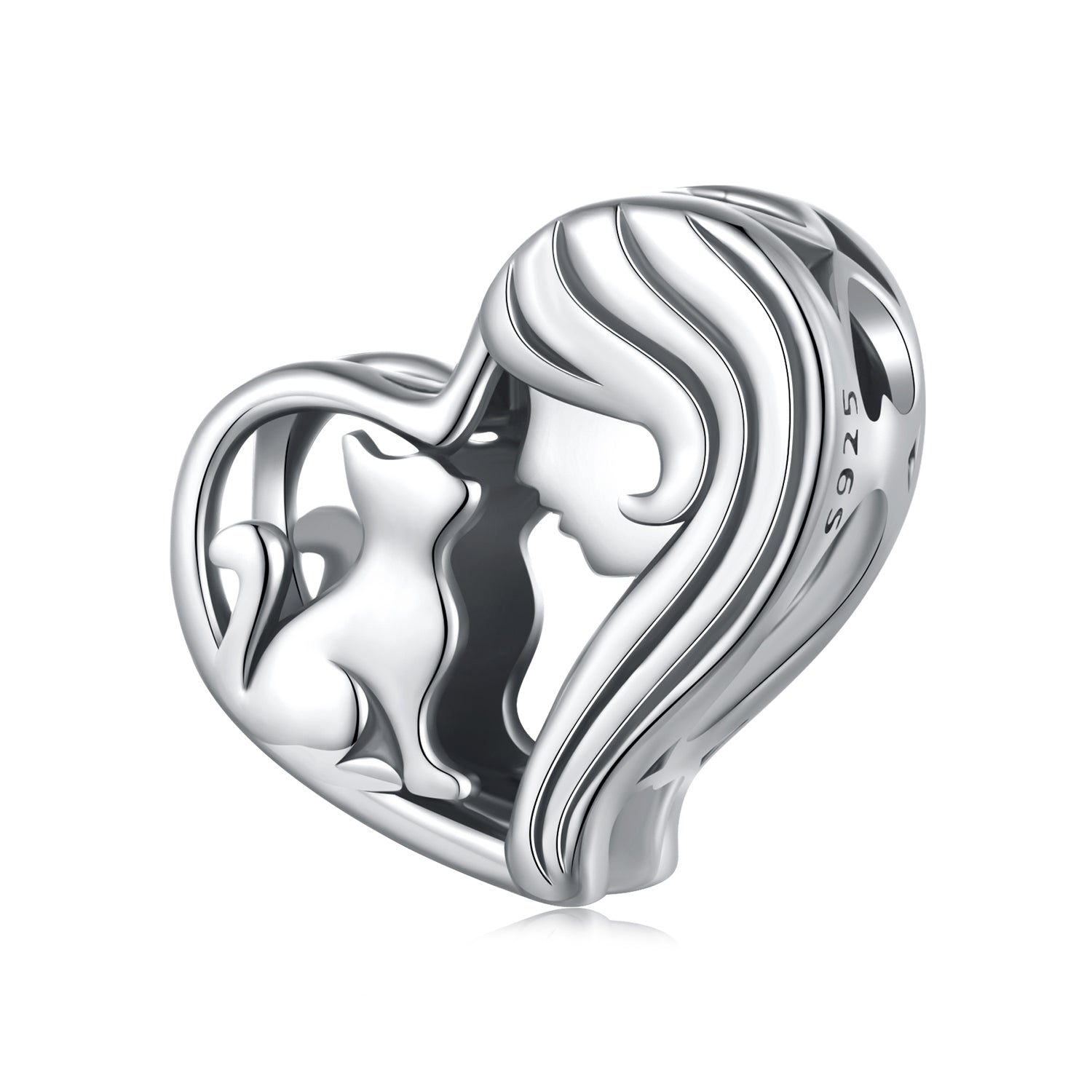 Cat Lover Heart Charm - Lullaboo