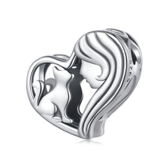 Cat Lover Heart Charm - Lullaboo