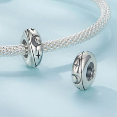 Moon & Star Spacer Charm - Lullaboo