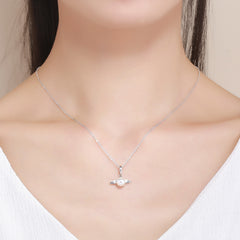 Pearl Angel Wings Charm - Lullaboo