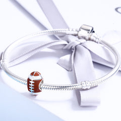 Rugby Ball Charm - Lullaboo