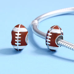 Rugby Ball Charm - Lullaboo