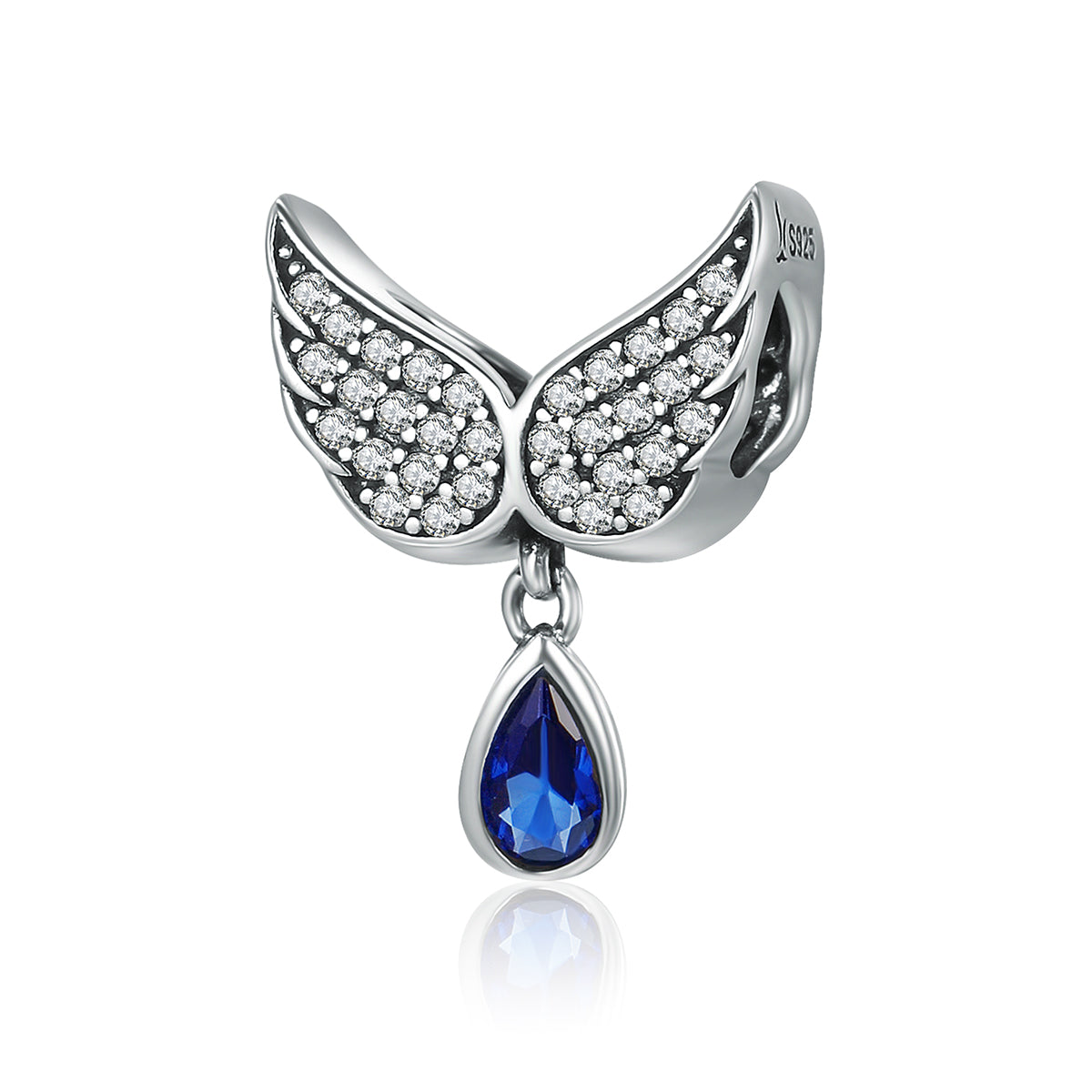 Angel Wings CZ Charm - Lullaboo