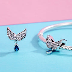 Angel Wings CZ Charm - Lullaboo