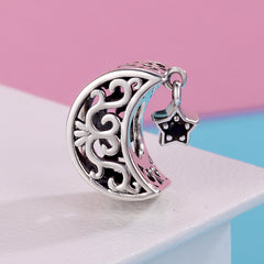 Half Moon & Star Charm - Lullaboo