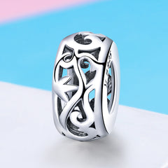 Silver Vintage Spacer Charm - Lullaboo