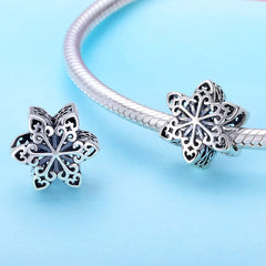 Snowflake Silver Charm - Lullaboo