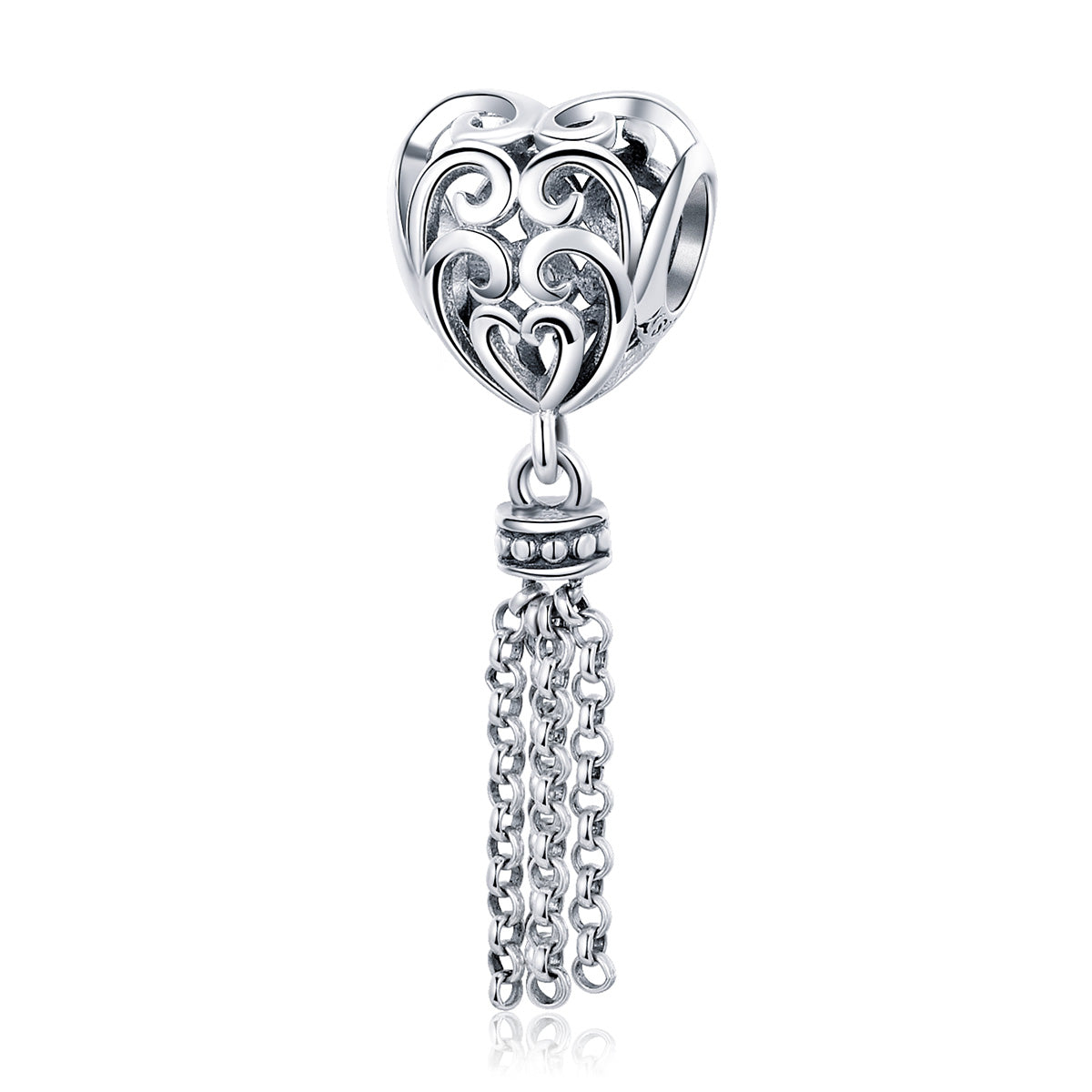 Heart Tassle Charm - Lullaboo
