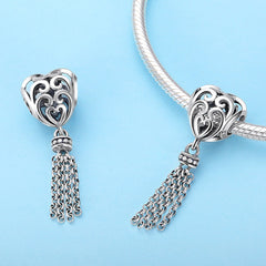 Heart Tassle Charm - Lullaboo
