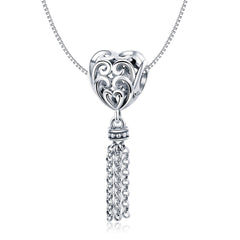 Heart Tassle Charm - Lullaboo