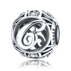 Letter C Pandora Charm NZ | Lullaboo