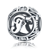 Letter F Pandora Charm NZ | Lullaboo