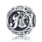 Letter H Pandora Charm NZ | Lullaboo
