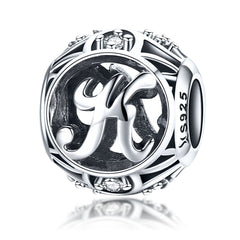 Letter K Pandora Charm NZ | Lullaboo