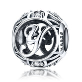 Letter Y Pandora Charm NZ | Lullaboo